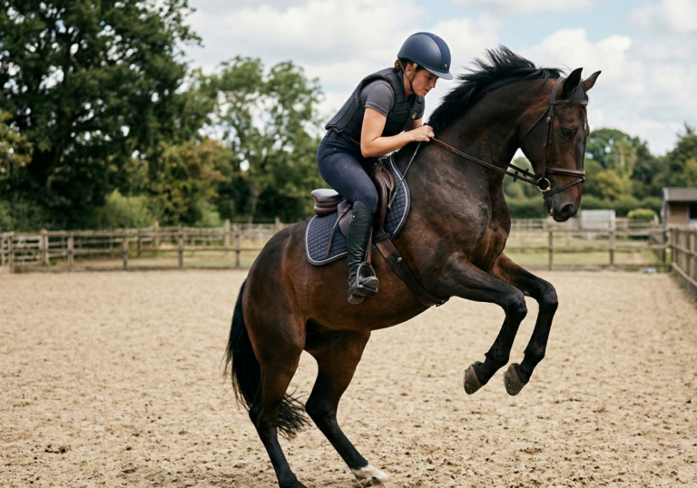 Que faire face à un cheval qui se cabre ?