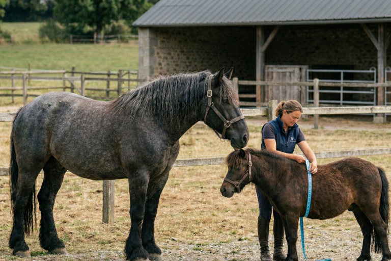 Combien pèse un cheval ?