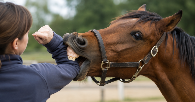 Comprendre et Gérer un Cheval qui Mord