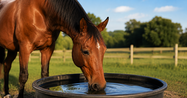 Combien d&rsquo;eau boit un cheval par jour ? Guide complet et conseils