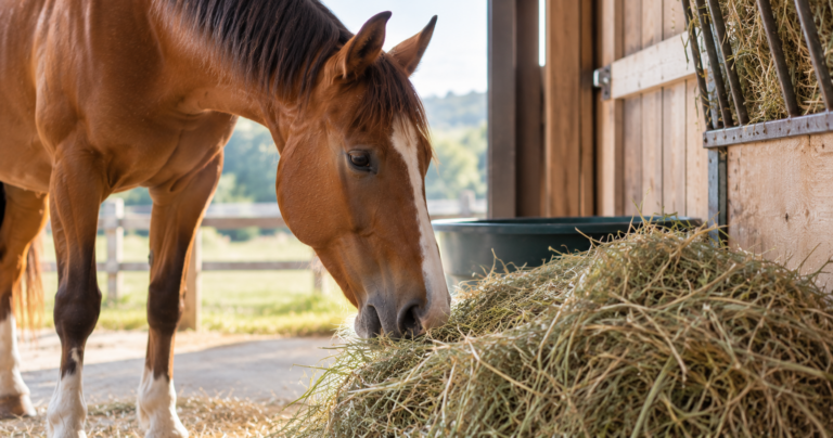 Combien de foin donner à votre cheval chaque jour ?